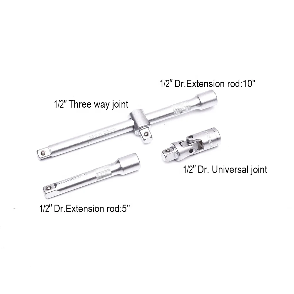 Профессиональные 32 шт. 1/2 дюйма DR. Набор гнезд для ручных инструментов для авторемонта из хром-ванадиевой стали