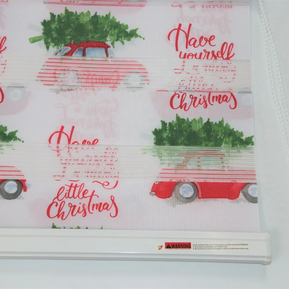 office door cafe transparent cartoon paper printing zebra roller fabric blinds