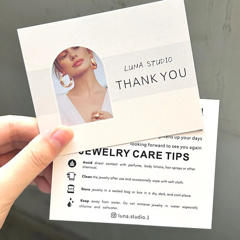 High Quality Custom  Logo Design Print Paper Thick Business Poster Card