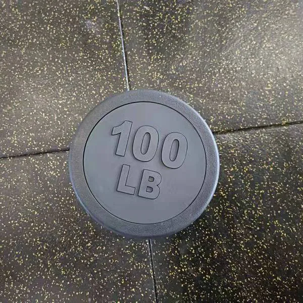 Commercial Quality Strength Training Use 5 KG Round Head Rubber Dumbbells for Fitness