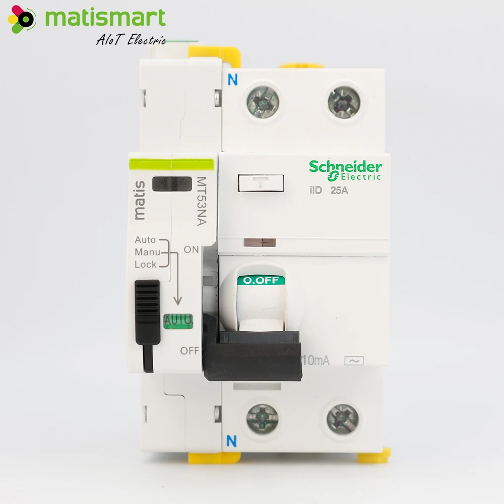 Matis low price auto recloser 63a 4p 300ma auto reset rcd auto recloser rccb for remote area