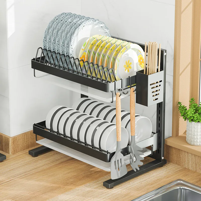 
Factory Sells Kitchen Knife Holder Kitchen Storage Spice Rack Tableware Shelf 