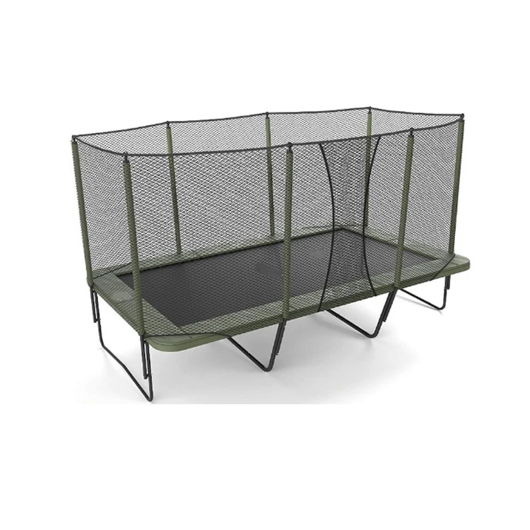 Sundow High Quality With Safety Net Custom Outdoor Best 12Ft  Rectangular Big Rectangular Trampoline