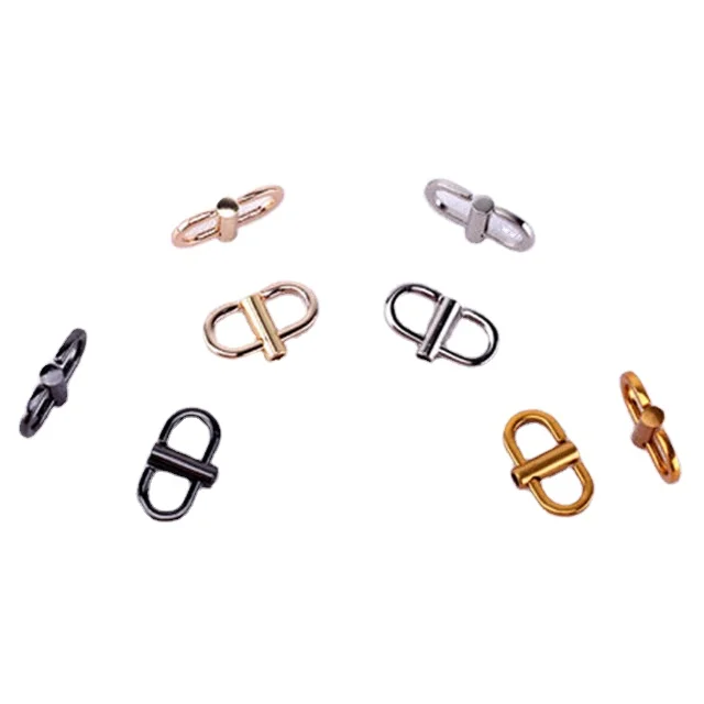 Hot Sale  Metal Bag Chain Adjustable Buckle   Accessories Luggage Strap Chain Length Shortening Adjustable Button