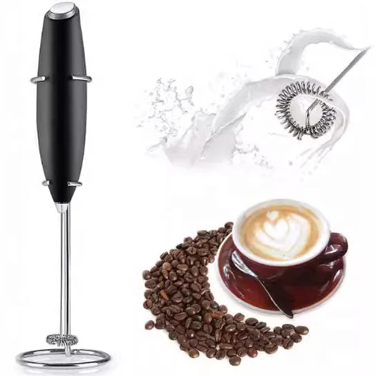 Handheld Milk Frother Hand Coffee Mixer Foamer Stainless Steel Cappuccino Foam Maker for Drink Coffee Lattes
