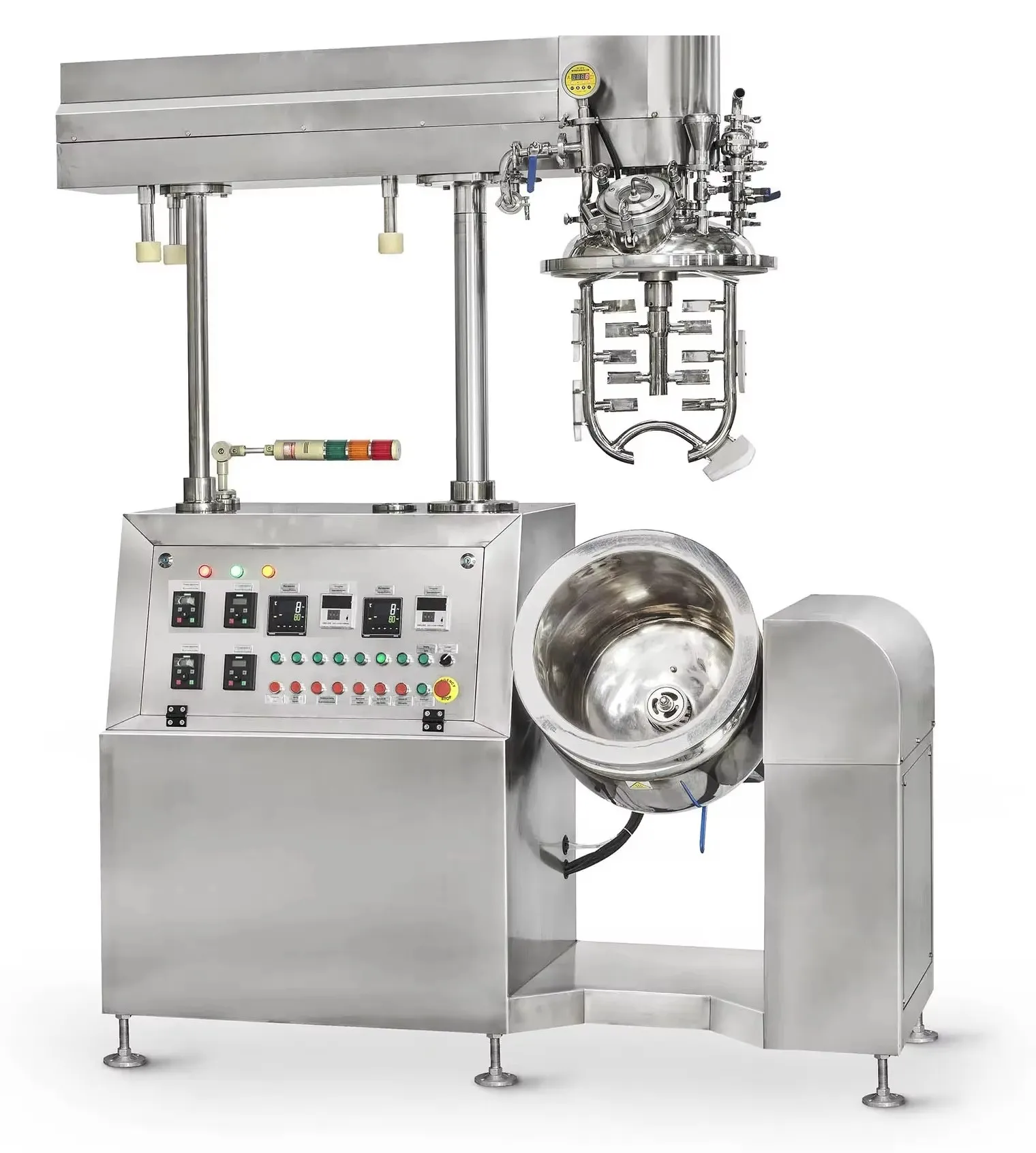 Stainless Steel Mixing Tanks with Advanced Mixing Tanks Agitators for Precision Cosmetic Formulations