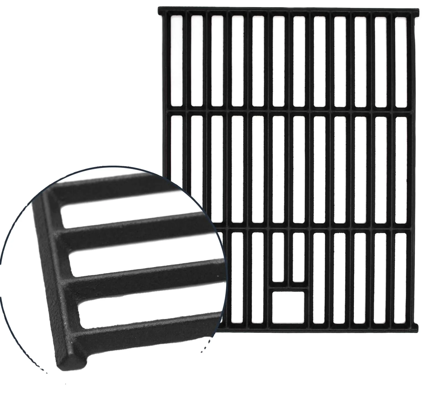 2021 High quality 17 1/4 Inch Cast Iron Cooking Grill Grates Replacement Parts