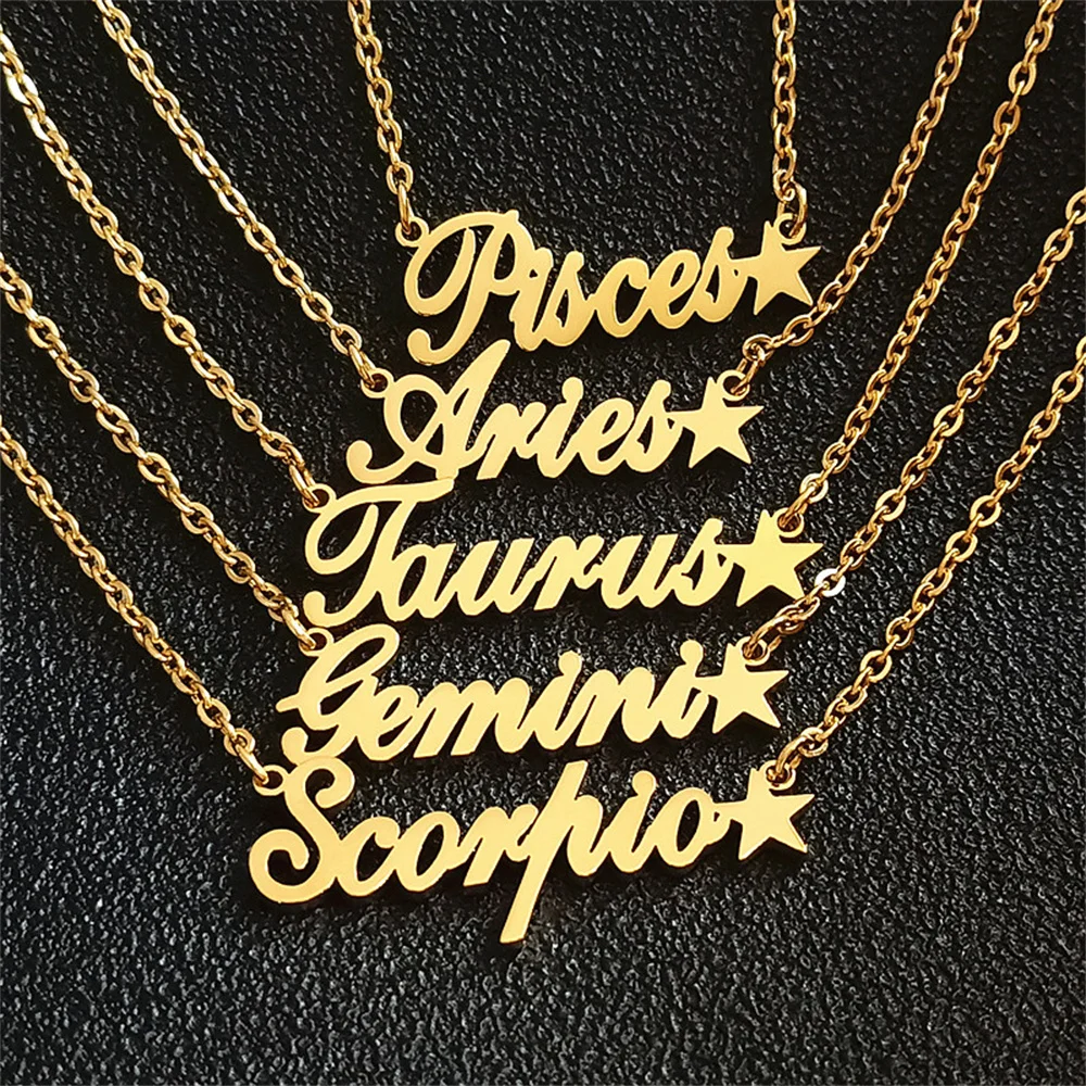 Manufacturer custom name necklace,personalised jewellery no fading gold letter necklace,name jewelry wholesale women necklace