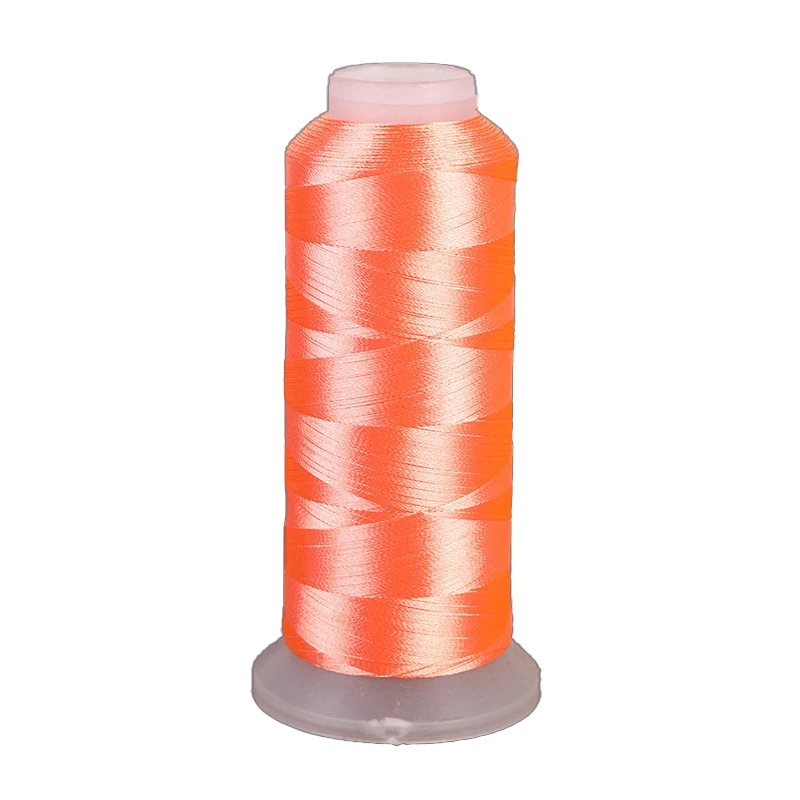 Manufacturer 5000Y Stock 100 Polyester High Speed Embroidery Silk Thread Yarn for Machine
