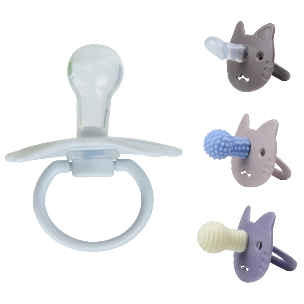 Silicone Baby Pacifier food grade chewing Pacifier Styles BPA Free Sleeping Baby pacifier