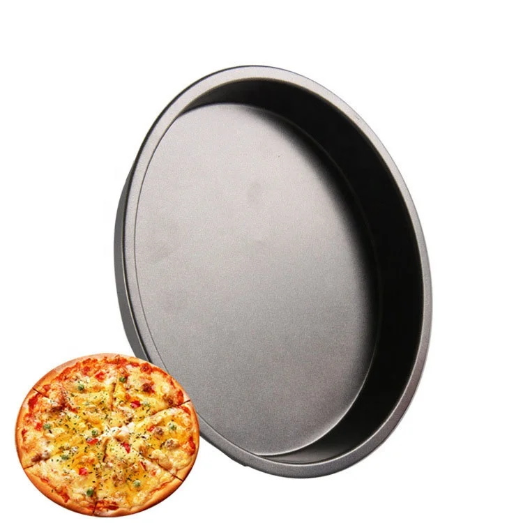 6 7 8 inch Premium Non-Stick Pizza Pan Bakeware Carbon Steel Pizza Plate Round Deep Dish Pizza Pan Tray Mold Mould Baking Tools
