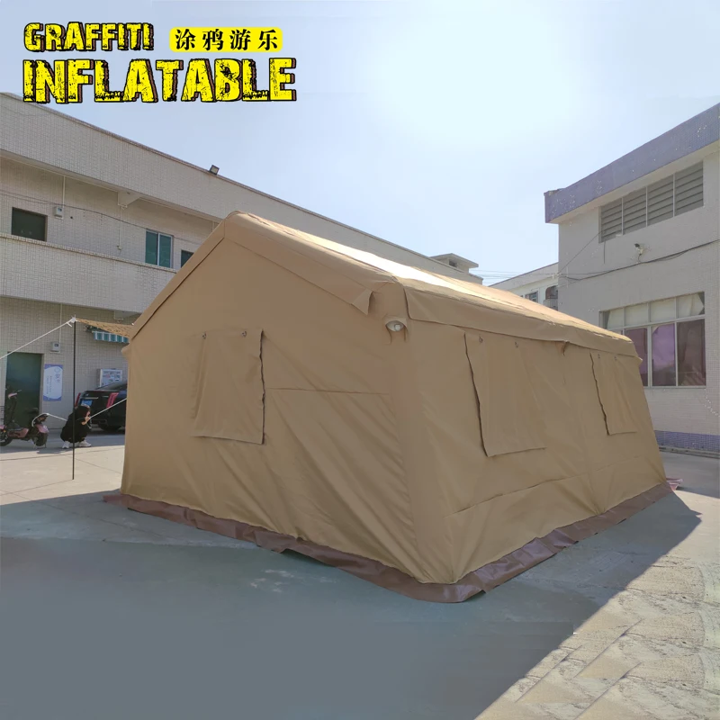 AIR Tight Waterproof Inflatable Family Camping Recreation Tent W/Pump