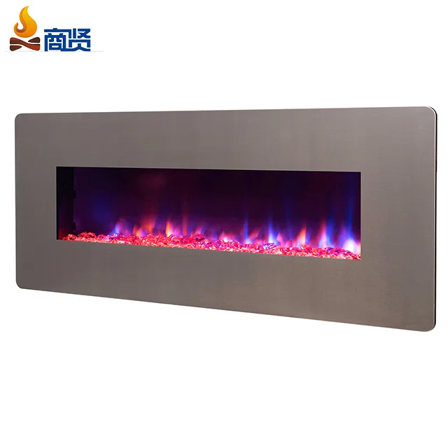 42 inch Fireplace Decorative wall mounted led energy efficient heat  Mirror electric fireplace for sale
