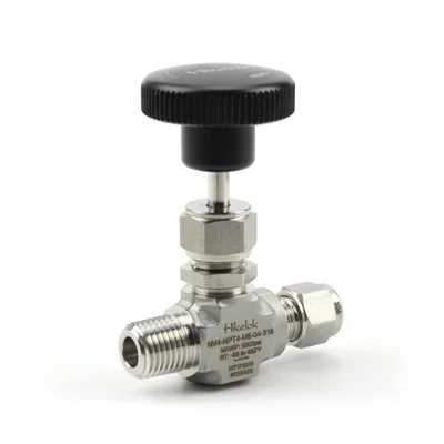  Hikelok high temperature Hydraulic angle needle valve ss316