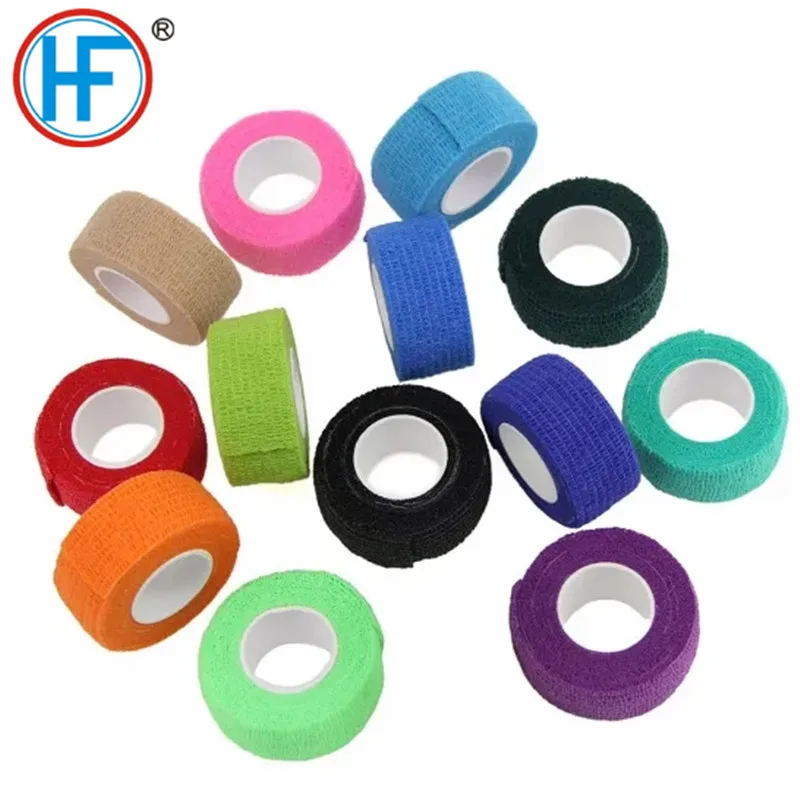 ISO/ CE/FSC Approved Hot Sale Non woven elastic cohesive self- adhesive bandage -- human or animals