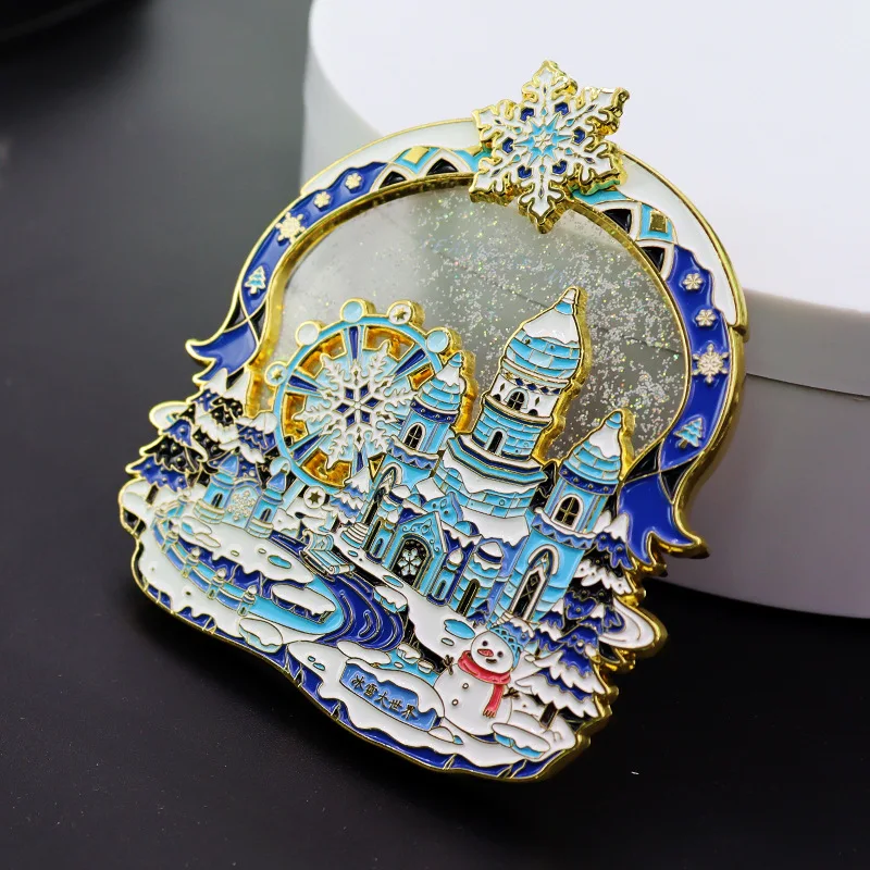 Custom Zinc Alloy 3D Tourist Printed Souvenir Silver Customization Custom Soft Enamel Metal Fridge Magnet