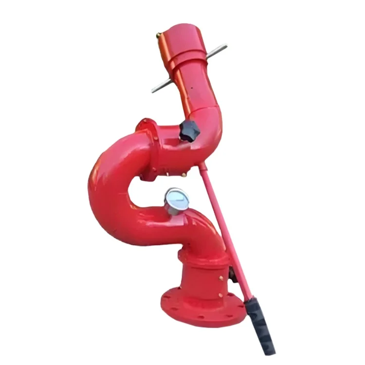 Self-oscillation portable ground firefighting fire monitor