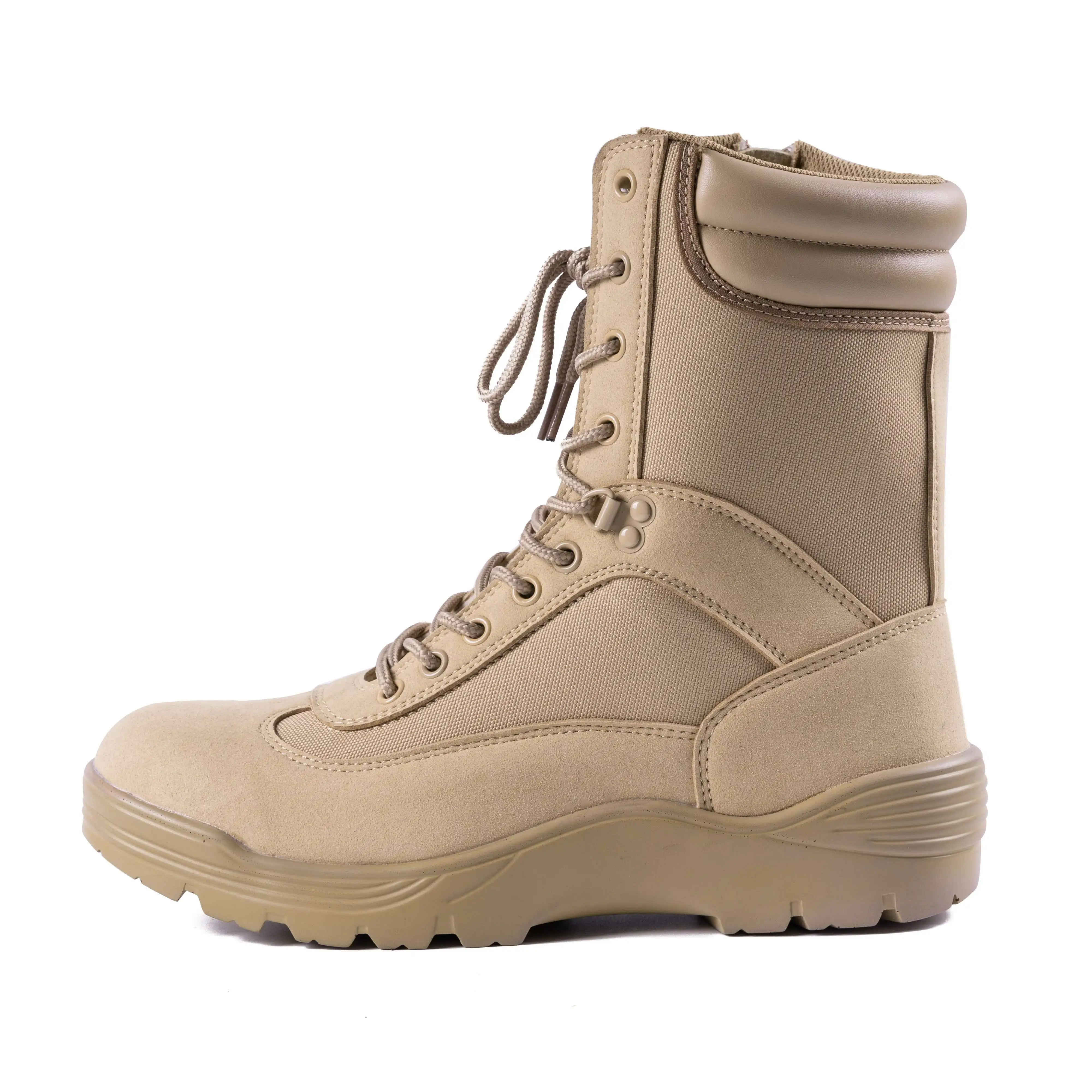 Light Weight Boots With Zipper Oil Resistant PU Outsole Boot Outdoor Training Boot