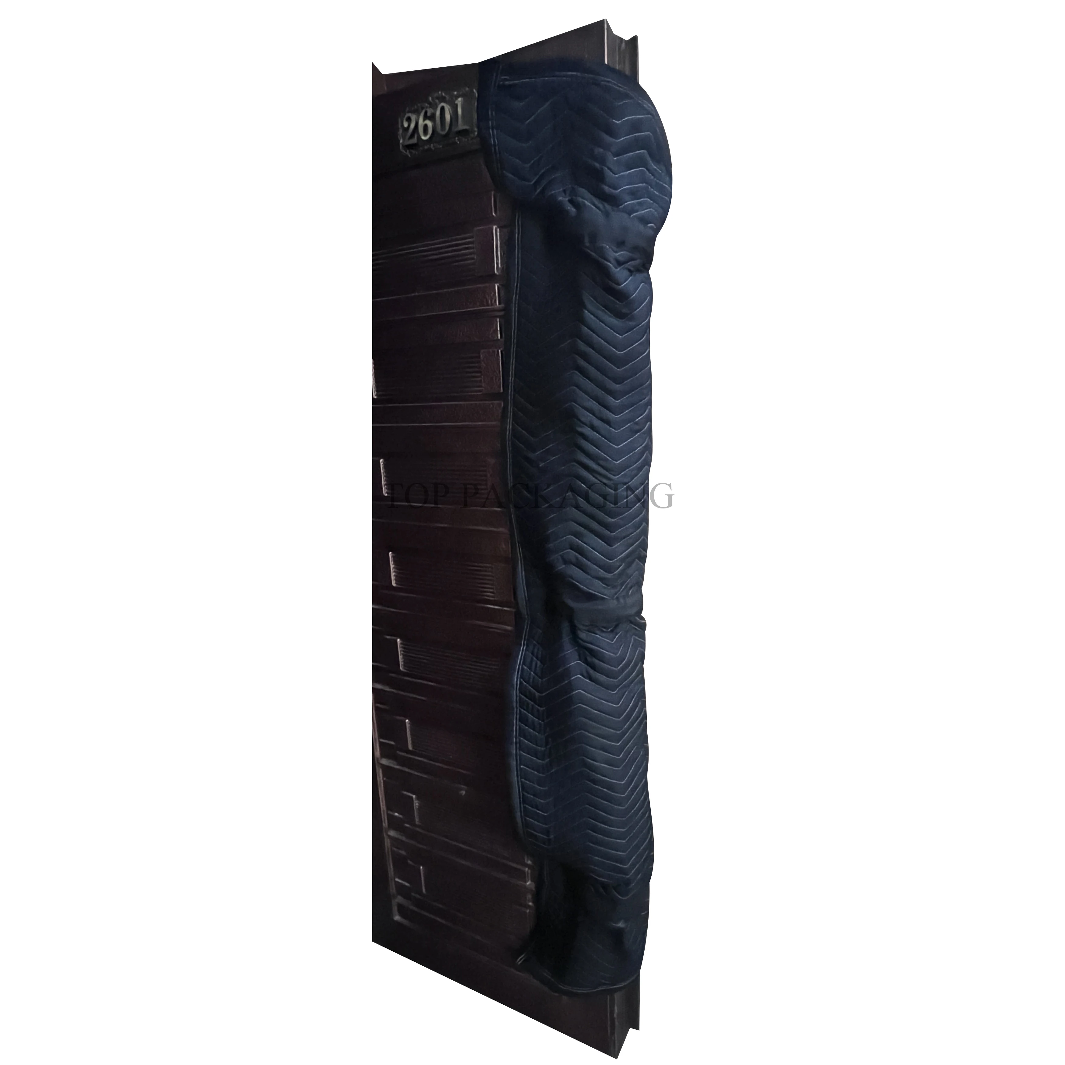 Quilted Door Jamb Protector Pad with Hook and Loop Straps