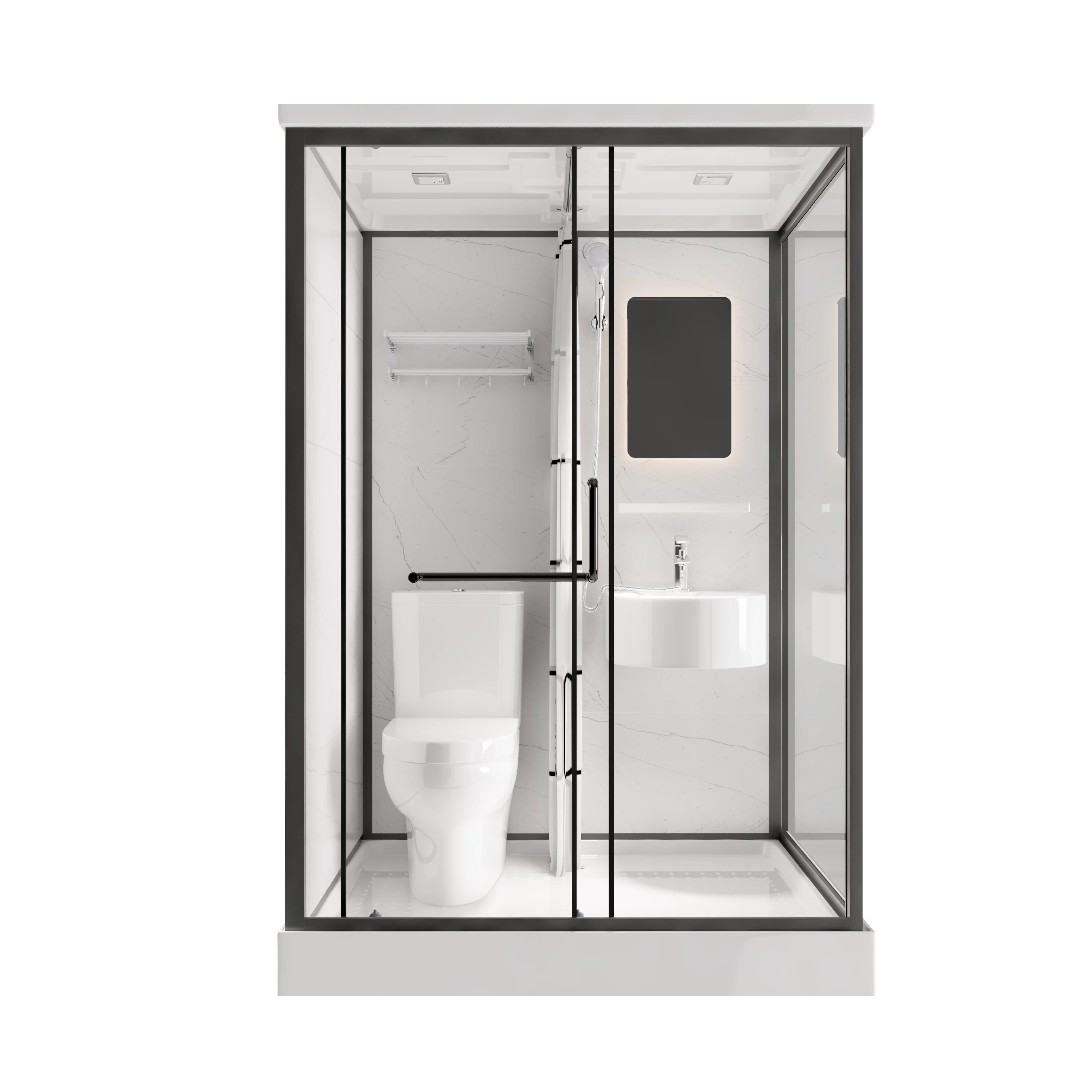 bathroom prefab modular, prefabricated hotel bathroom, integrated shower bathroom