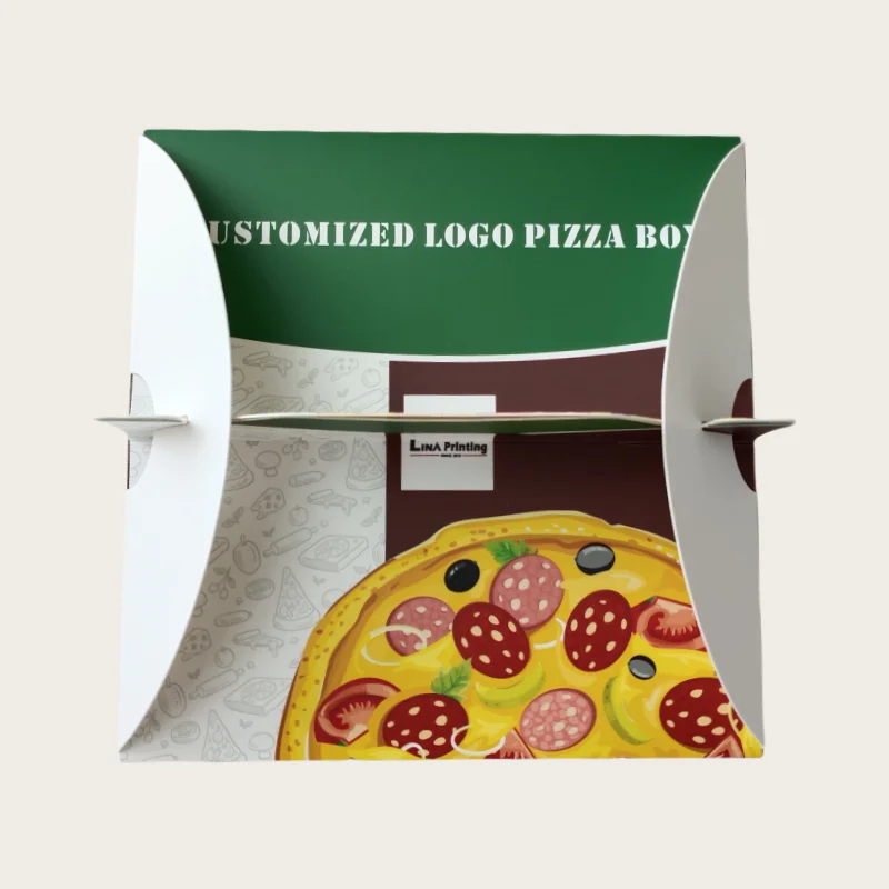 Mass Customization 7 Inch Packaging Forming Mini Kraft Paper Pizza Box