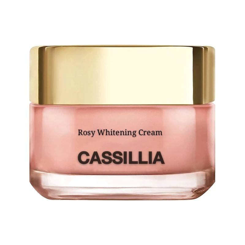 Cassillia fine lines nourishing moisturizer exfoliator lightening skin revitalizer hyaluronic acid rosy whitening tone cream