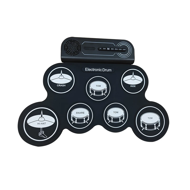 Portable Digital Roll Up Kids Music Toys Christmas Kids Gift Electric Drum Kit
