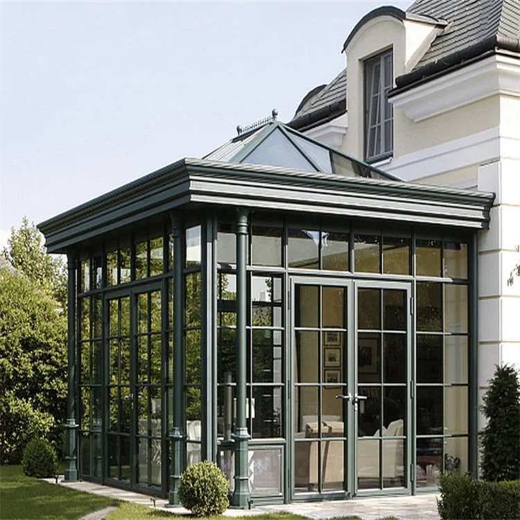 DTOP NFRC CE ROHS Solai and Glass Houses Commercial Conservatory House Garden Outdoor for Garden House