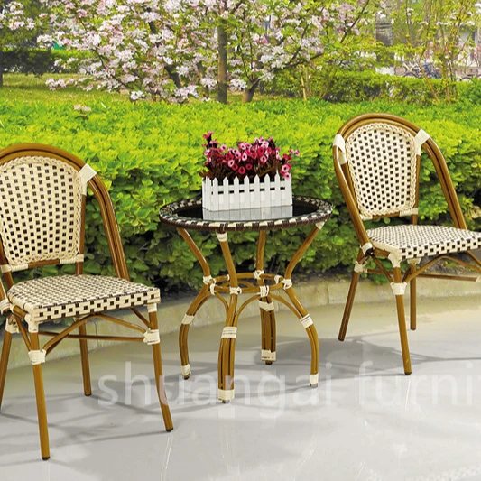Leisure Wedding Rental Rattan Back Dining Chair For Events