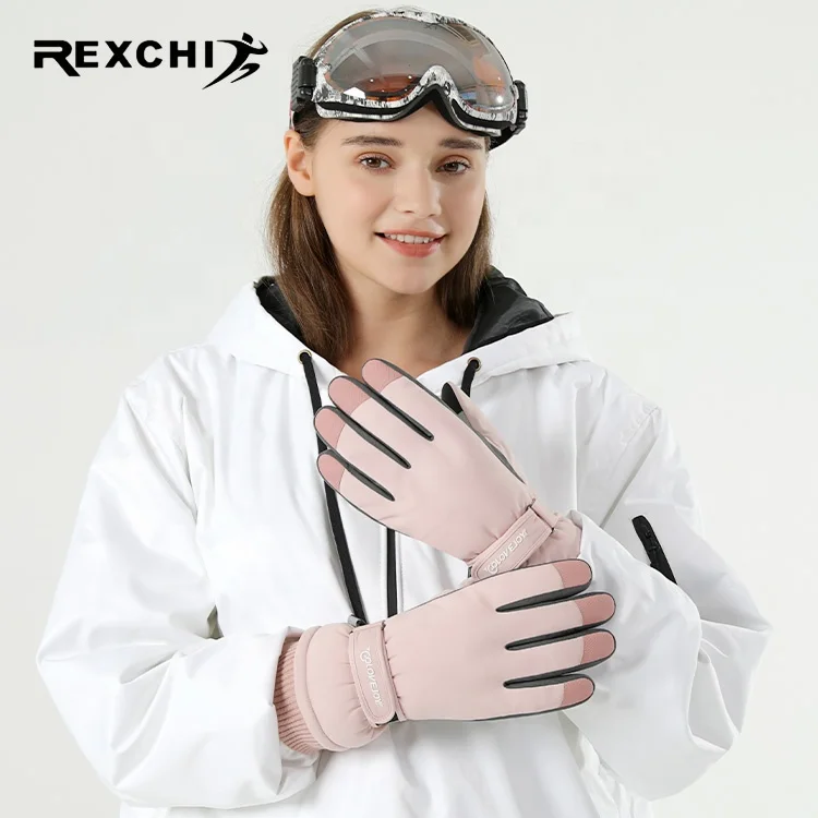 REXCHI SK20 Wholesale New Hot Winter Velvet Windproof Warm Sports Cycling Hiking Ski Boot And Glove Drying