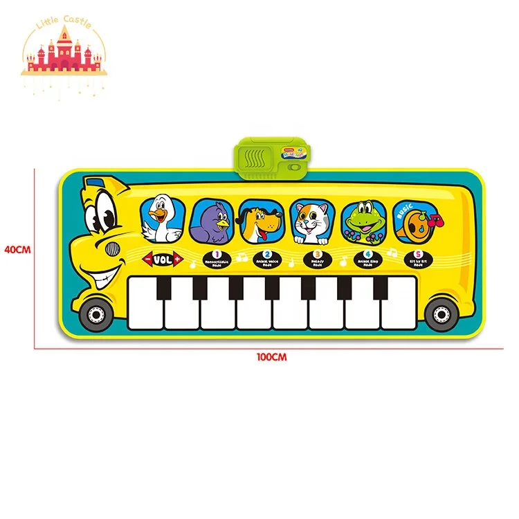 Fashion Colorful Electronic Musical Blanket Piano Keyboard Play Mat For Kids SL07D010