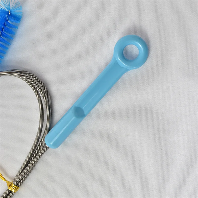 Wholesale Metal Flexible U Shaped Long Handle Tube Filter Aquarium Air Tube Hose Water Pipe Cleaning Brush For Fish Tank