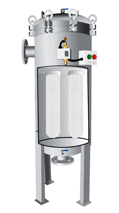 5 micron duplex stainless steel bag filter housing for RO system Sanitary SS Stainless Steel 304