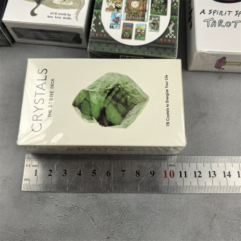 Hot Sale Hand Crafted Card Meditation Crystal Stone Playing Card For Fun