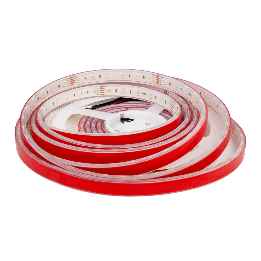 Светодиодная лента 5050, 60 светодиодов, RGBW, 24 В, IP67, Светодиодная лента для наружного подводного освещения, Светодиодная лента может управляться цифровым контроллером светодиодной ленты