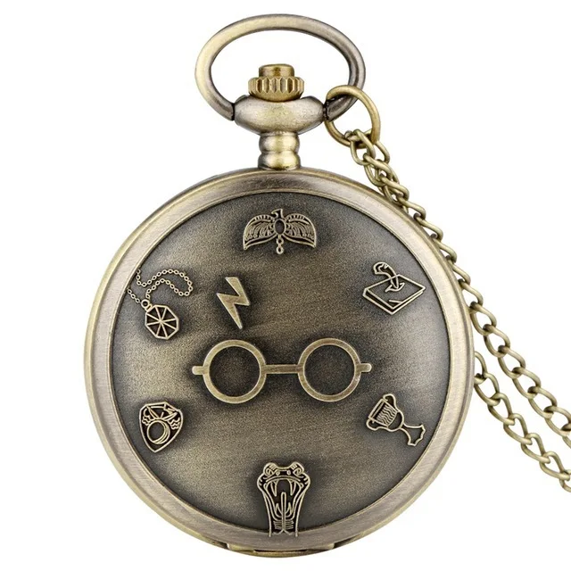 Pocket Watch Christmas Horror Pocket Watch Sword God Domain Quartz Watch