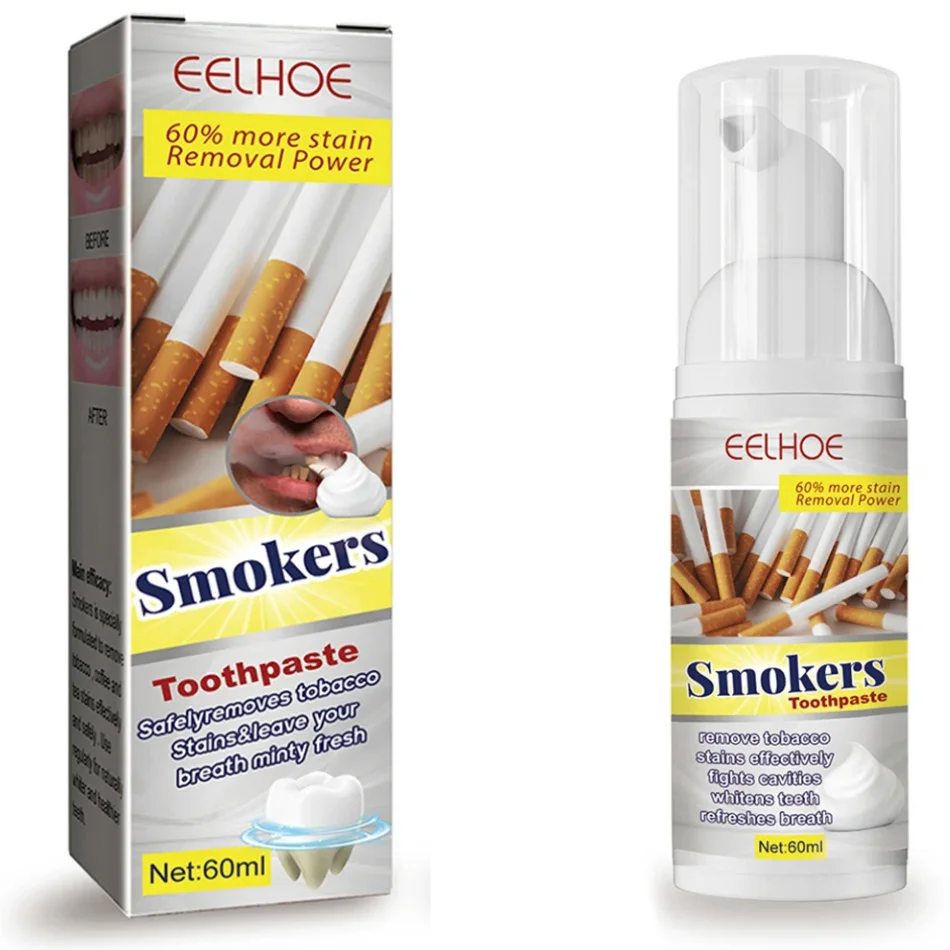 Smokers Toothpaste for Stain Removal and Fresh Breath