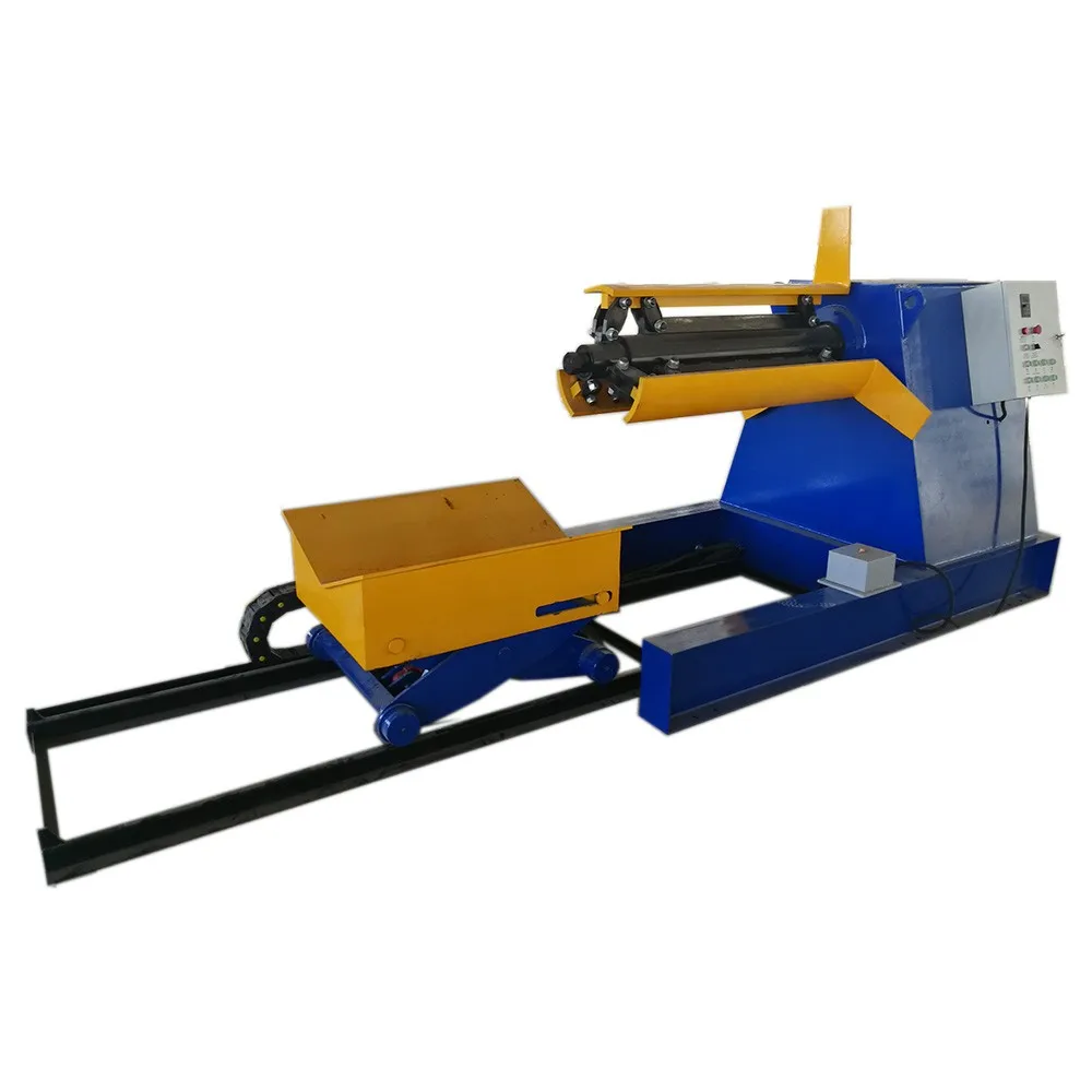 10 Tons Hydraulic Decoiler with Loading Cart