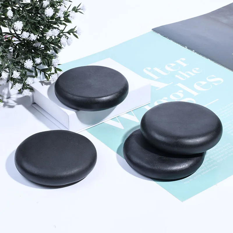 Pure Natural Bian Stone Hot Stone Massage Set Customized Massage Hot Stone For SPA
