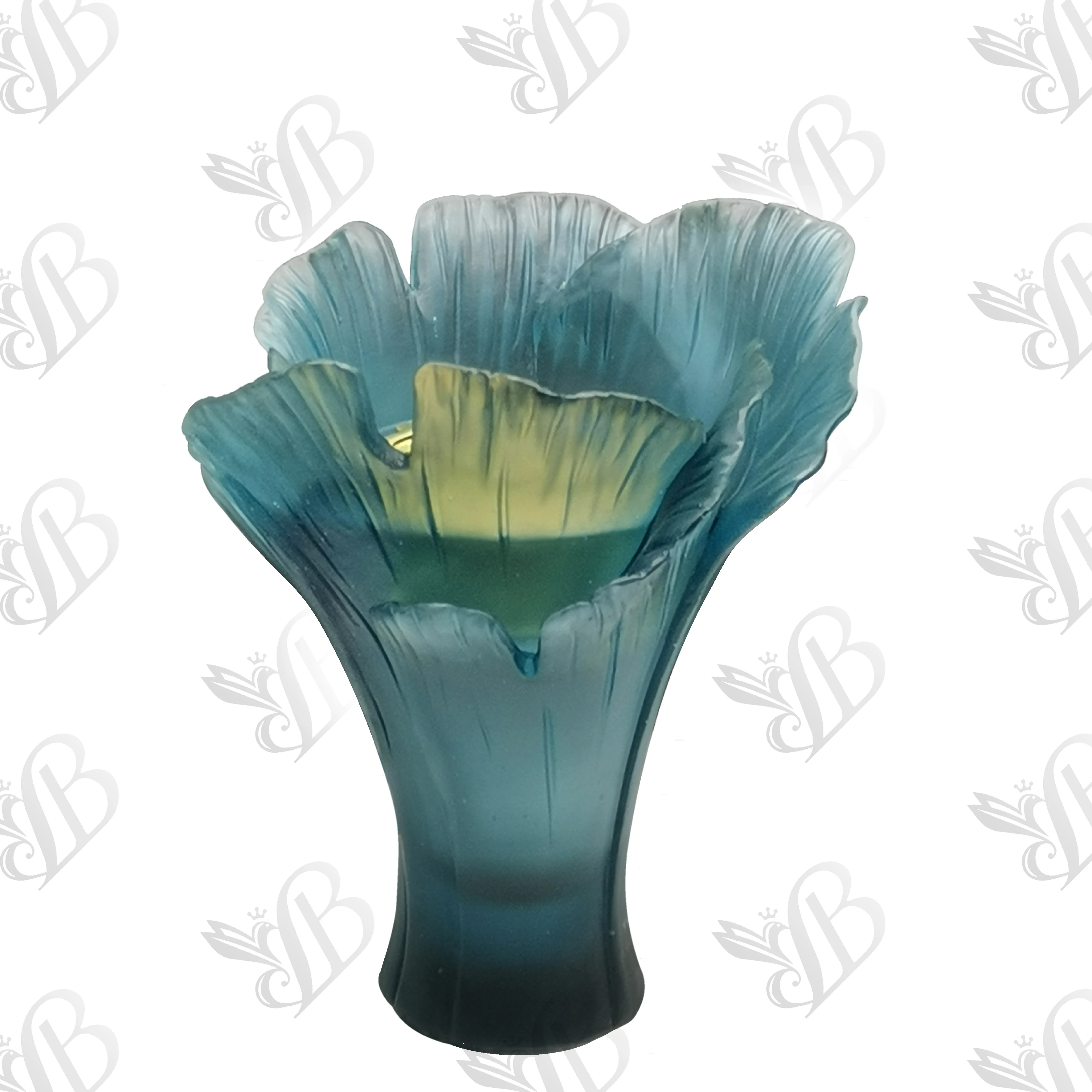 Beautiful color middle east ginkgo Crystal  Incense Burner for home living room party wedding  decor as Ramadan gift