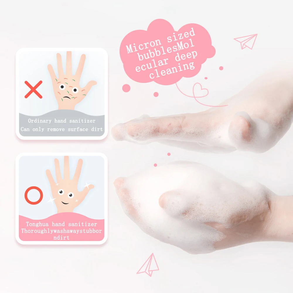 OEM Tonghua BIOAQUA Liquid Soap Gentle Cleaning Hand Wash Antibacterial Organic Honey Peach Household Baby Hand Sanitizer