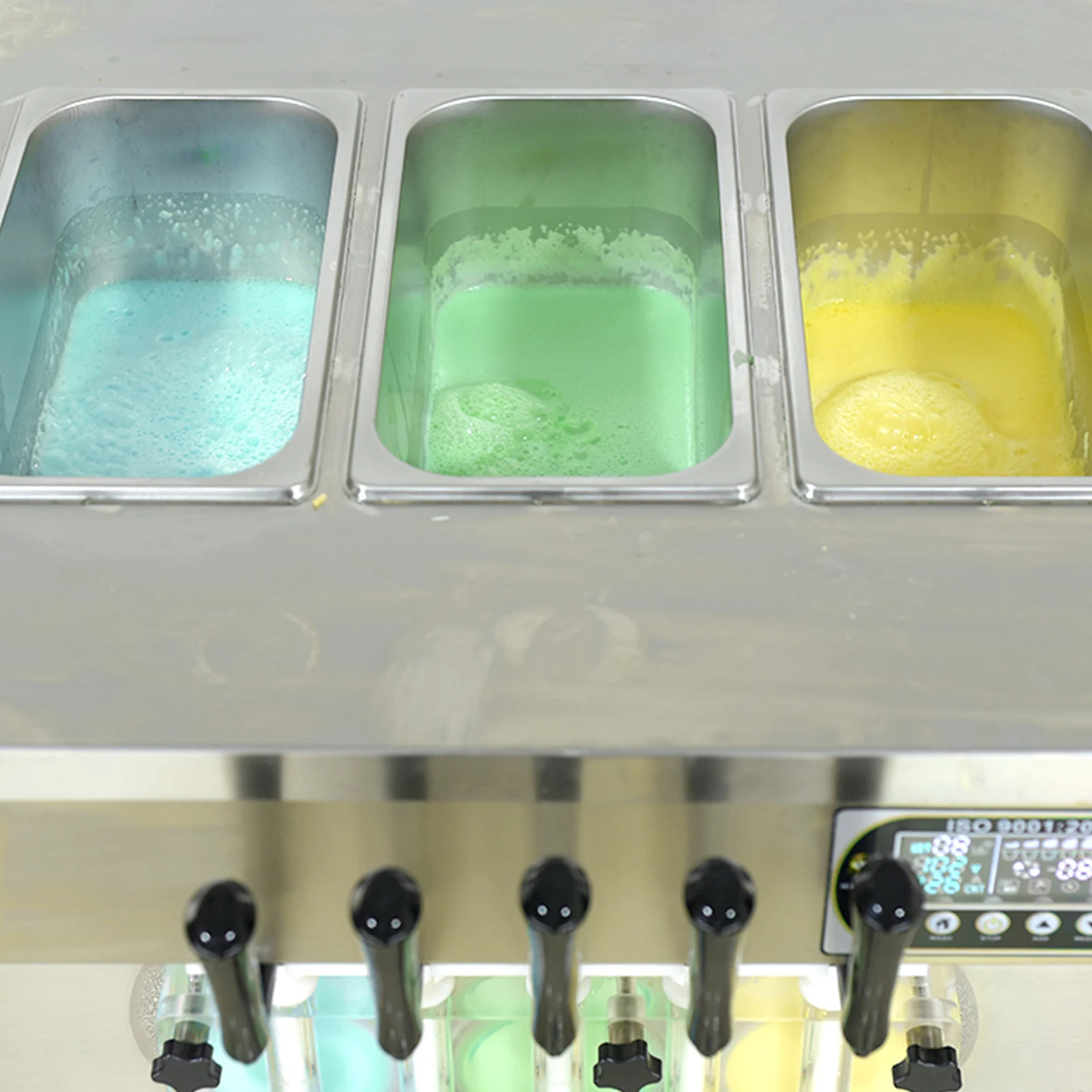 Kolice 5 flavors vending ice cream maker/soft rental ice cream machine /frozen yogurt acai ice cream machine with below 150 GWP