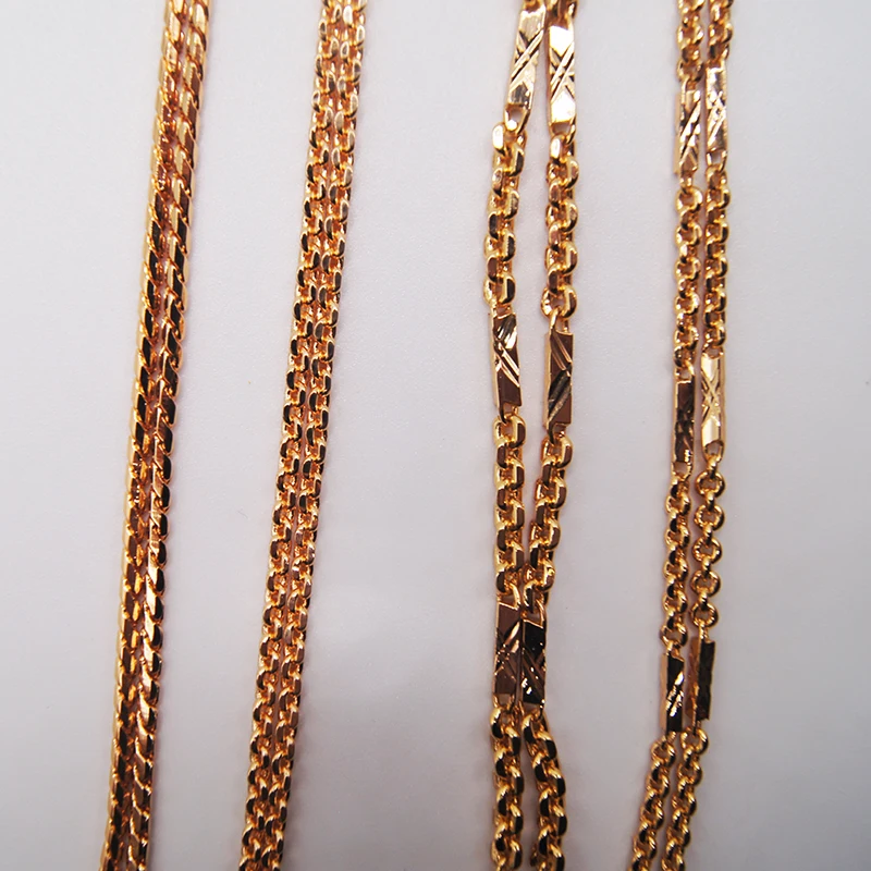 New Trendy Snake Box Link Chain Necklace Fashion Jewelry Copper 18K 24K Gold Plated High Quality Jewelry