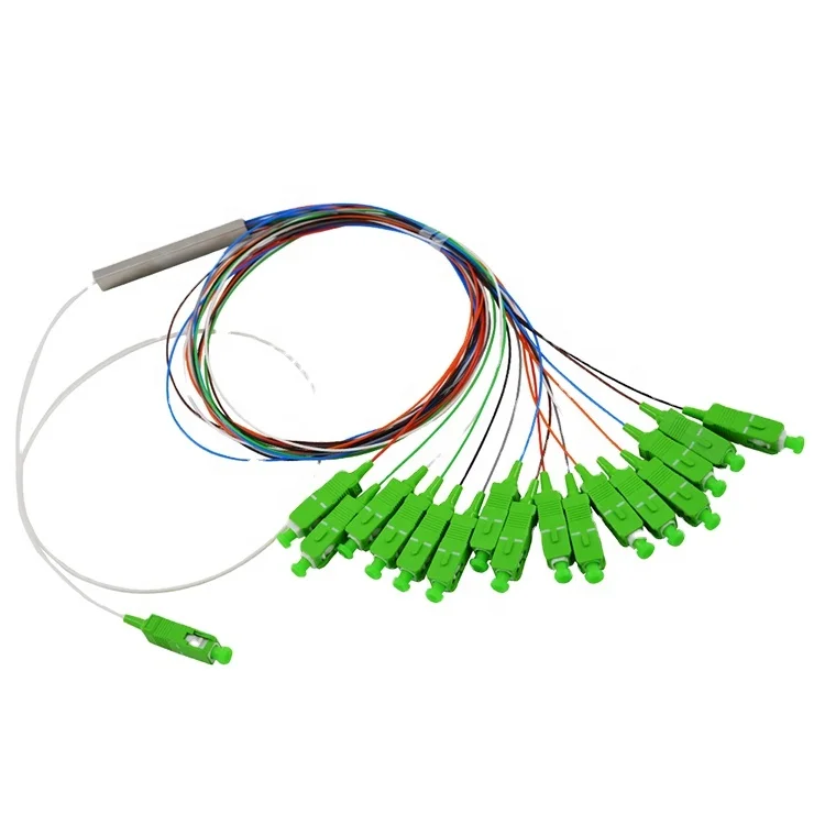 Supply Good Quality 1X4 2X8 optic fiber splitter 1X8 Optical PLC Splitter SC/APC