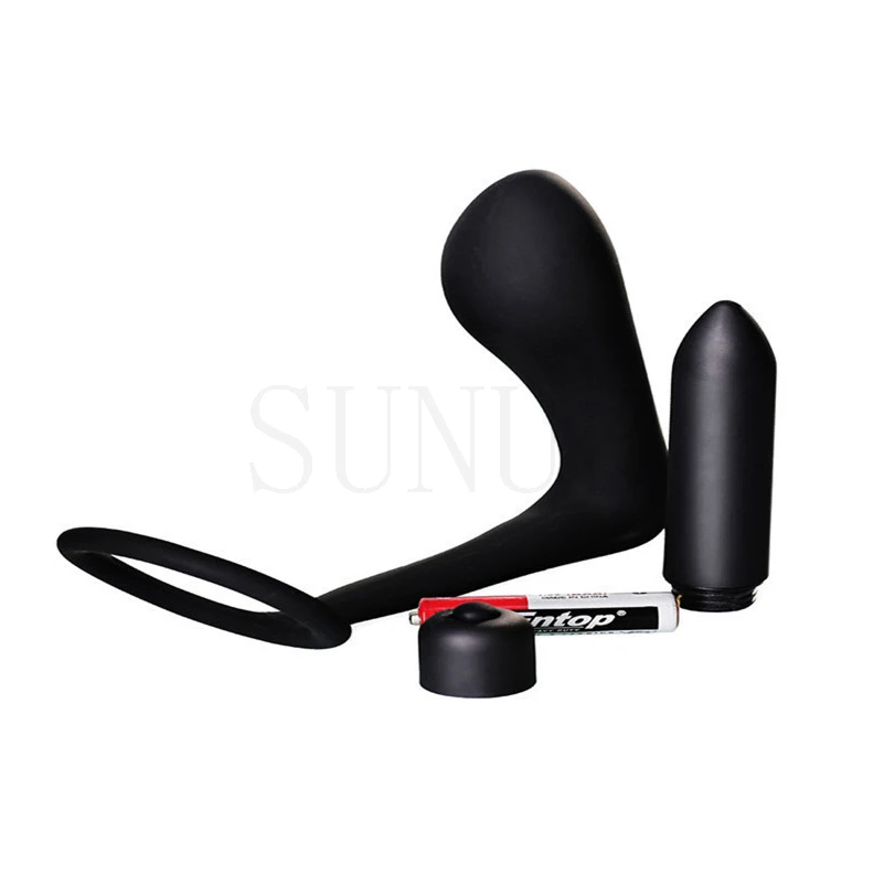 Hot Selling Prostate Massager Waterproof G Point Stimulate Prostate Massager G-Spot Vibrator Prostate Massager With Cock Ring