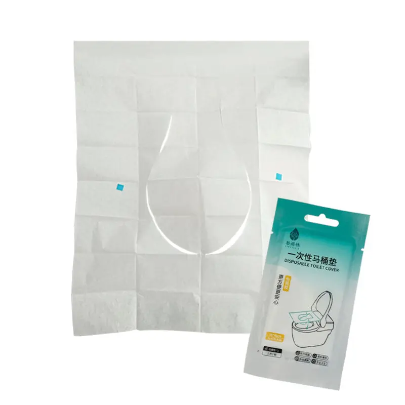 Flushable toilet seat cover paper toilet seat paper disposable toilet seat