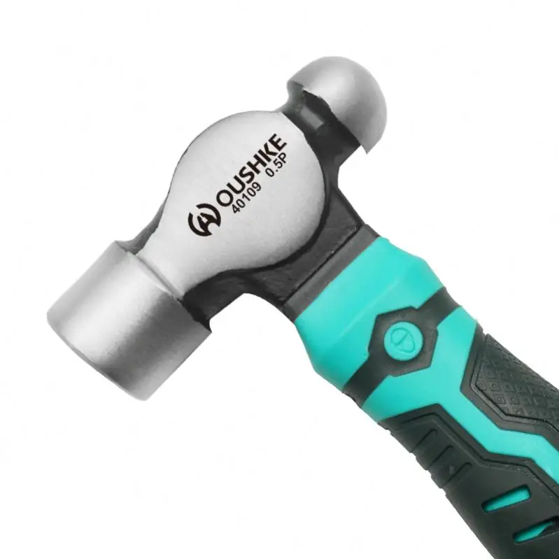 Round head hammer Durable handle iron hammer Household Mini Round hand hammer