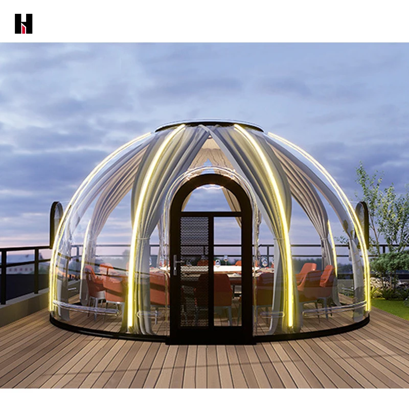sell well polycarbonate dome  house waterproof and sound insulation waterproof and antifogging star viewing house