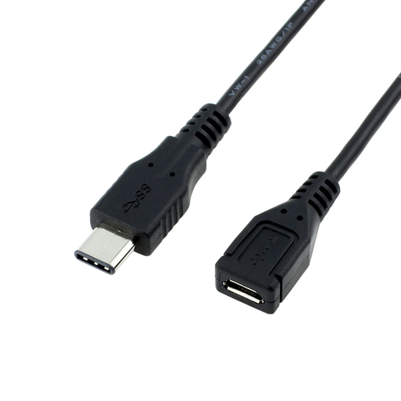 Кабель-преобразователь с разъемами Micro USB и USB C