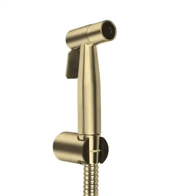 Brass Hand Held Portable Bathroom Bidet Toilet Sprayer Handheld Sprayer toilet Bidet set with T-valve for woman